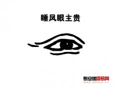 灵犀眼型课堂:睡凤眼面相图解
