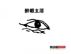 灵犀眼型课堂:醉眼面相图解