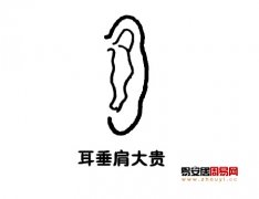 灵犀耳朵课堂:耳垂肩面相图解