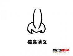 灵犀鼻子课堂:獐鼻面相图解