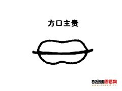 灵犀嘴巴课堂:方口面相图解