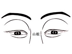 灵犀脸上的痣图解课堂:男人山根有痣面相
