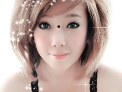 灵犀脸上的痣图解课堂:女人山根有痣面相图解