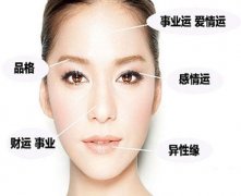 灵犀面相图课堂:天庭饱满地阁方圆的面相图解