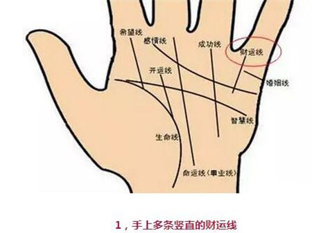 灵犀手相课堂:正财和偏财双丰收的手相