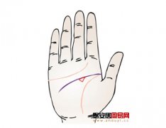 灵犀智慧线课堂:手相智慧线上有三角纹算命图解