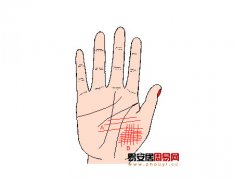 灵犀掌纹图解课堂:手相烦恼线算命图解
