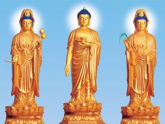 灵犀佛像摆放:西方三圣如何摆放