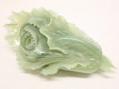 灵犀风水摆设:玉白菜的摆放风水