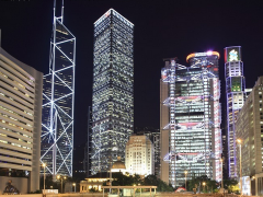 灵犀建筑风水:香港中银大厦风水解析