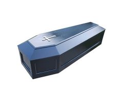 梦见黑色棺材