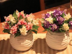 梦见假花