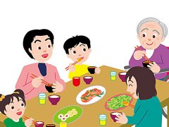梦见请人吃饭