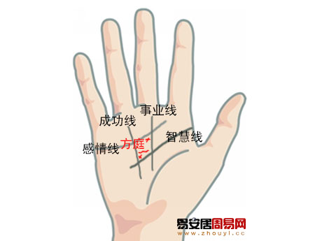 手相图解什么是方庭