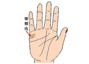 灵犀手相课堂:手相图解：婚姻线的各种变化