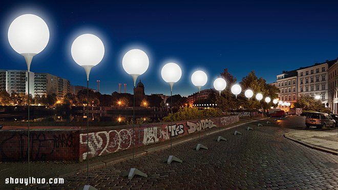 25周年纪念日 8000颗气球筑成柏林围墙