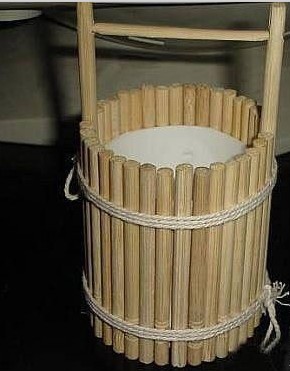 一次性筷子变废为宝手工制作小水桶