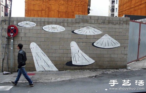 动画般的街头涂鸦艺术
