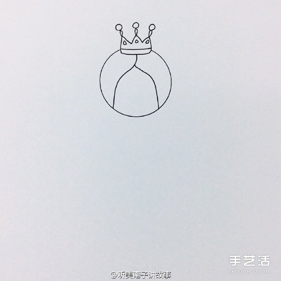 卡通灰姑娘简笔画的画法 简笔画灰姑娘的图片