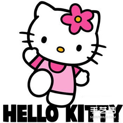Hello Kitty简笔画图片步骤教程 超可爱的！