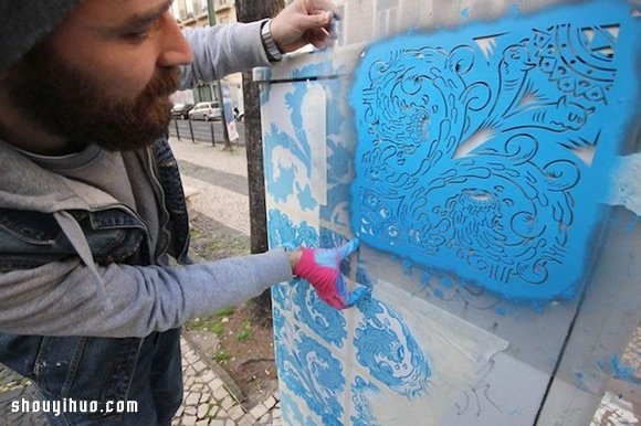 美化城市小角落 最具葡萄牙风味的电箱涂鸦