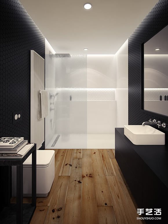 10个极简主义卫浴空间 心中的梦幻浴室设计