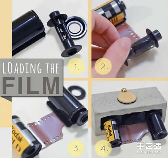 自制水泥针孔相机的方法 可拍照水泥相机DIY