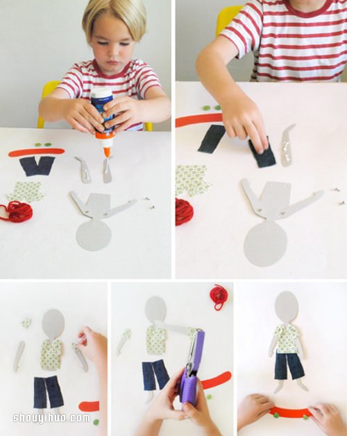 很可爱的玩具小人DIY手工制作图解教程