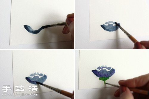 水彩画教程：教你各种漂亮花卉的水彩画法