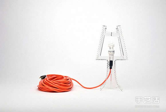 创意无限电缆台灯DIY 简单自制台灯的方法教程