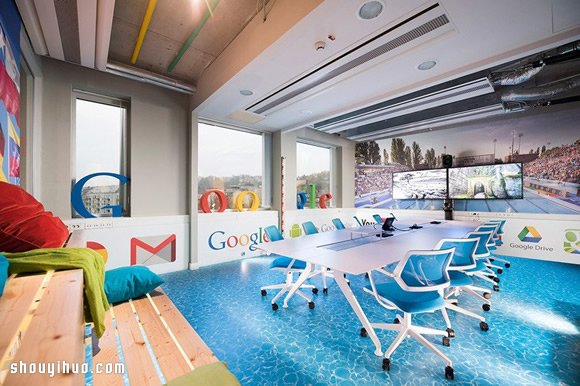 谷歌布达佩斯办公室设计 走SPA水疗路线！