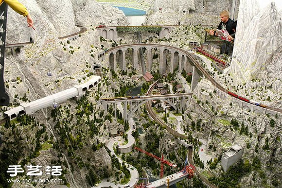 全世界最大规模的玩具火车模型