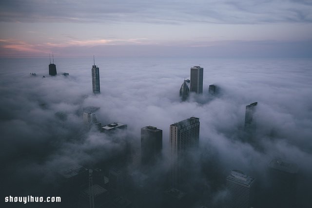 城市的绝美叹息 笼罩在雾里的风城芝加哥