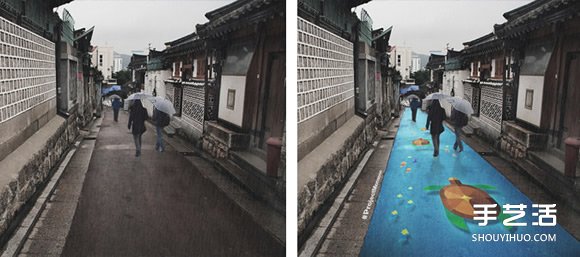 首尔街道的雨天魔法 只在雨天才看得见的美丽