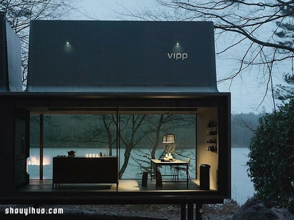 丹麦Vipp黑酷工业风可活动别墅装修设计