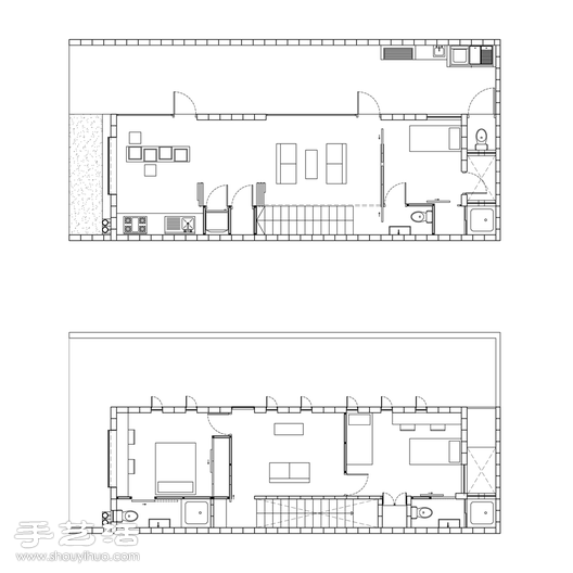 混凝土块堆成的小屋 Modern Box House