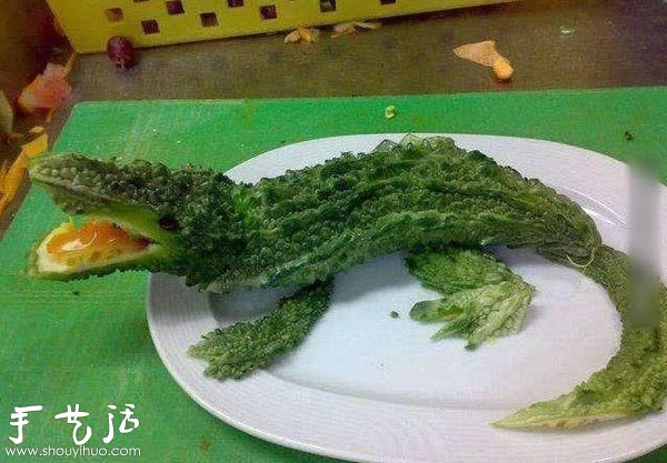 蔬菜DIY惟妙惟肖的动物