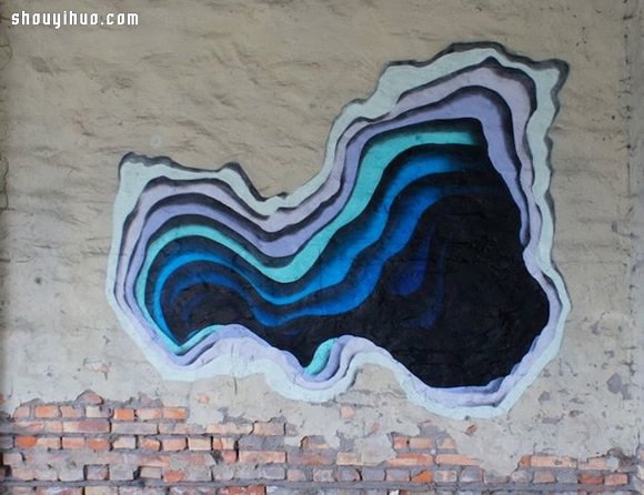 街头艺术家 1010 街头错觉涂鸦艺术