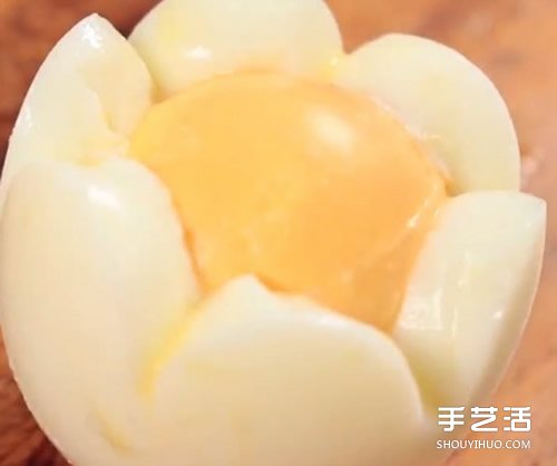 超卡哇伊水煮蛋料理 花朵蛋萌到让人舍不得吃