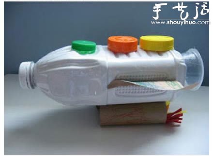 牛奶瓶/塑料瓶手工制作航天飞机