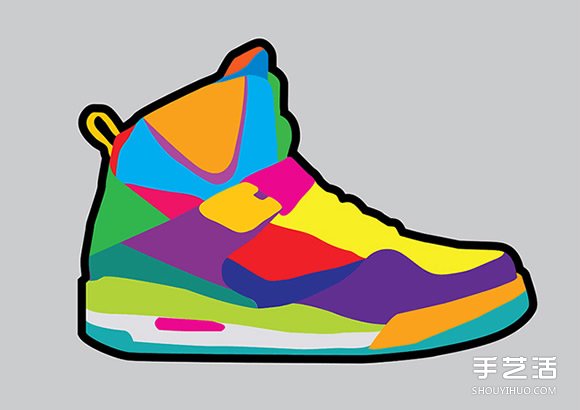 七彩拼图解构既有概念 拼凑自己的Jordan鞋！