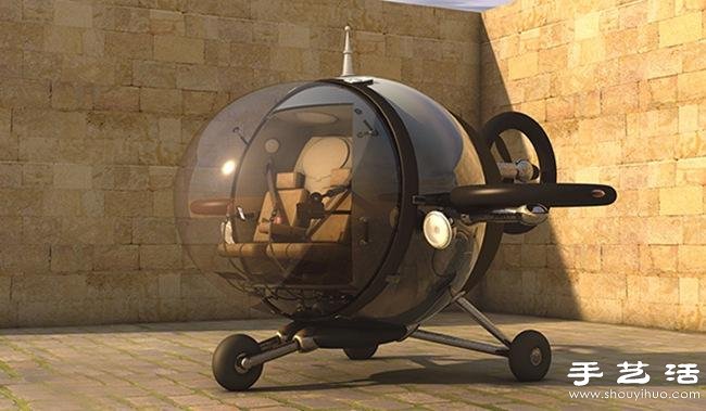 未来城市直升机