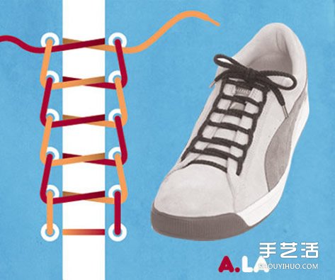 9种鞋带的系法图解 绑鞋带的方法最好看实用