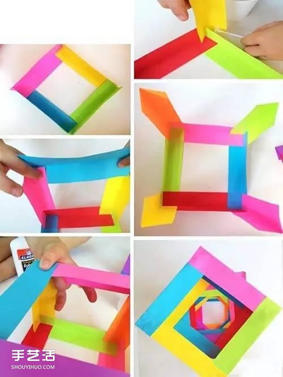 幼儿立体方块制作方法 漂亮纸立方体DIY图解