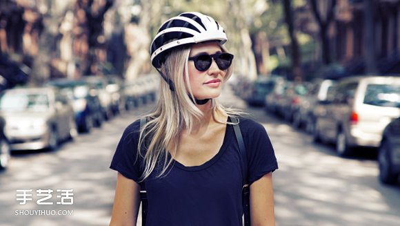 可折叠式自行车头盔设计 收纳和携带都方便