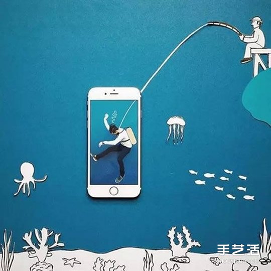 逃离烦闷生活：艺术家让手机变身可爱糖果盒