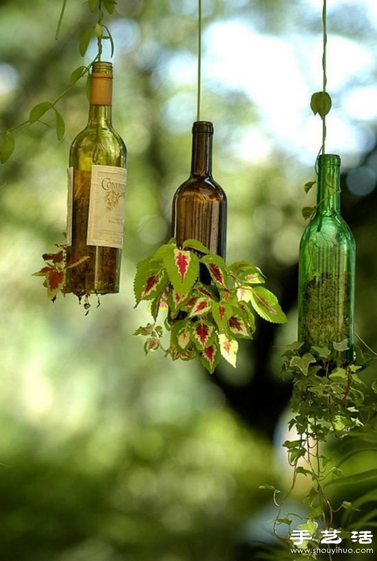 红酒瓶/玻璃瓶废物利用DIY实用家居用品