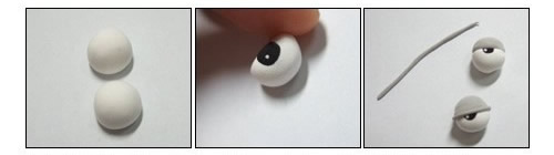 可爱小蜗牛软陶粘土玩偶手工制作图解教程