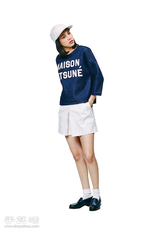 MAISON KITSUNÉ 2015 春夏女装设计穿搭