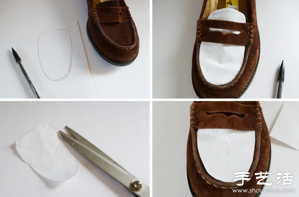 DIY改造穿旧的翻毛皮鞋